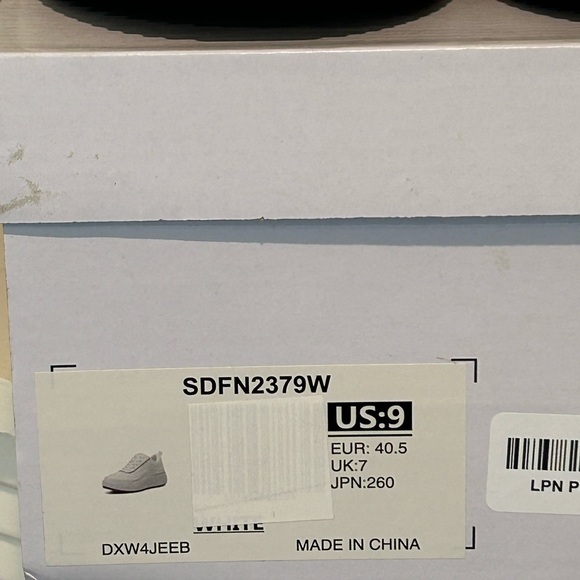 Dream Pairs Women's White Lace Up Platform Sneakers Shoes Size 9 - Picture 7 of 10